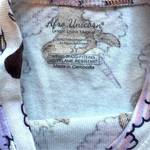 Girls’ 3T Pajama Set Bundle – 4 Sets (Afro Unicorn, Minnie Mouse, PJ Place) - Picture 5 of 11